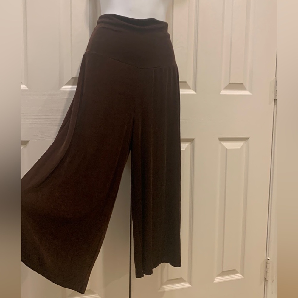 Chocolate brown goucho pants